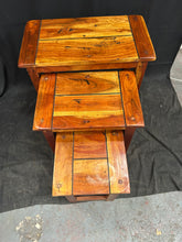 Load image into Gallery viewer, Solid wood nest of tables
