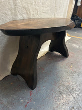 Load image into Gallery viewer, Hand made wooden side table
