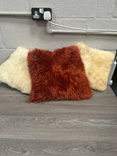 Load image into Gallery viewer, Real sheepskin cushions
