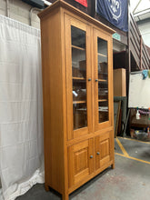 Load image into Gallery viewer, solid oak display case
