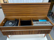 Load image into Gallery viewer, 1970's teak Ferguson effect stereo radiogram
