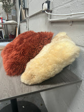 Load image into Gallery viewer, Real sheepskin cushions
