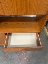 Load image into Gallery viewer, Vintage 1960's Schreiber teak high sideboard
