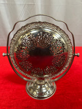Load image into Gallery viewer, Queen Anne silver plated folding cake stand
