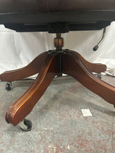 Load image into Gallery viewer, Antique Chesterfield swivel desk chair
