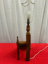 Load image into Gallery viewer, Wooden stairway lamp

