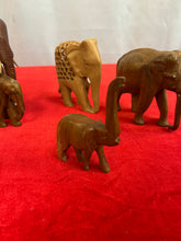 Load image into Gallery viewer, Bundle of wooden elephant statues
