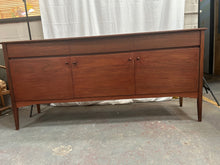 Load image into Gallery viewer, 1960's mid-century walnut &amp; teak sideboard
