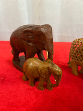 Load image into Gallery viewer, Bundle of wooden elephant statues
