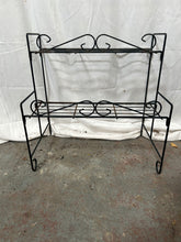 Load image into Gallery viewer, 2 tier iron plant stand
