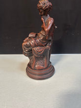 Load image into Gallery viewer, Vintage Bronze Reading Lamp Base
