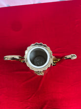 Load image into Gallery viewer, Gold plated porcelain coffee pot

