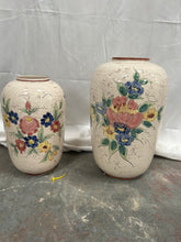 Load image into Gallery viewer, Vintage Hand-painted West Germany vases
