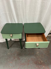 Load image into Gallery viewer, Vintage style bedside tables
