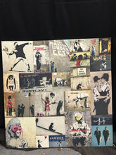 Load image into Gallery viewer, Canvas collage of banksy
