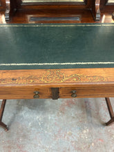 Load image into Gallery viewer, Antique ladies inlaid laddies mahogany writing desk

