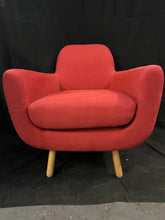 Load image into Gallery viewer, Red Occasional Armchair
