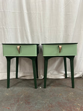 Load image into Gallery viewer, Vintage style bedside tables

