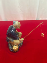 Load image into Gallery viewer, Chinese vintage mud man fisherman
