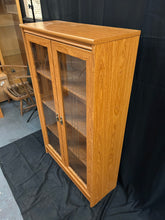 Load image into Gallery viewer, Oak Display Cabinet
