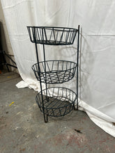 Load image into Gallery viewer, 3 tier iron plant stand

