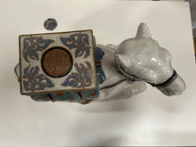 Load image into Gallery viewer, Vintage Regency Camel Plant Stand/Stool
