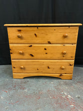 Load image into Gallery viewer, Pine Chest Of Drawers
