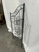 Load image into Gallery viewer, 3 tier iron corner plant stand
