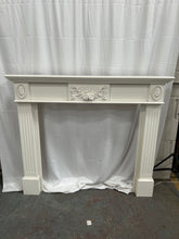 Load image into Gallery viewer, Wooden fireplace mantle
