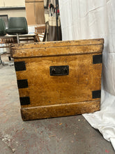 Load image into Gallery viewer, Large rustic wooden trunk
