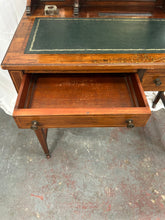 Load image into Gallery viewer, Antique ladies inlaid laddies mahogany writing desk
