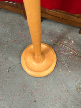Load image into Gallery viewer, Wooden free standing lamp
