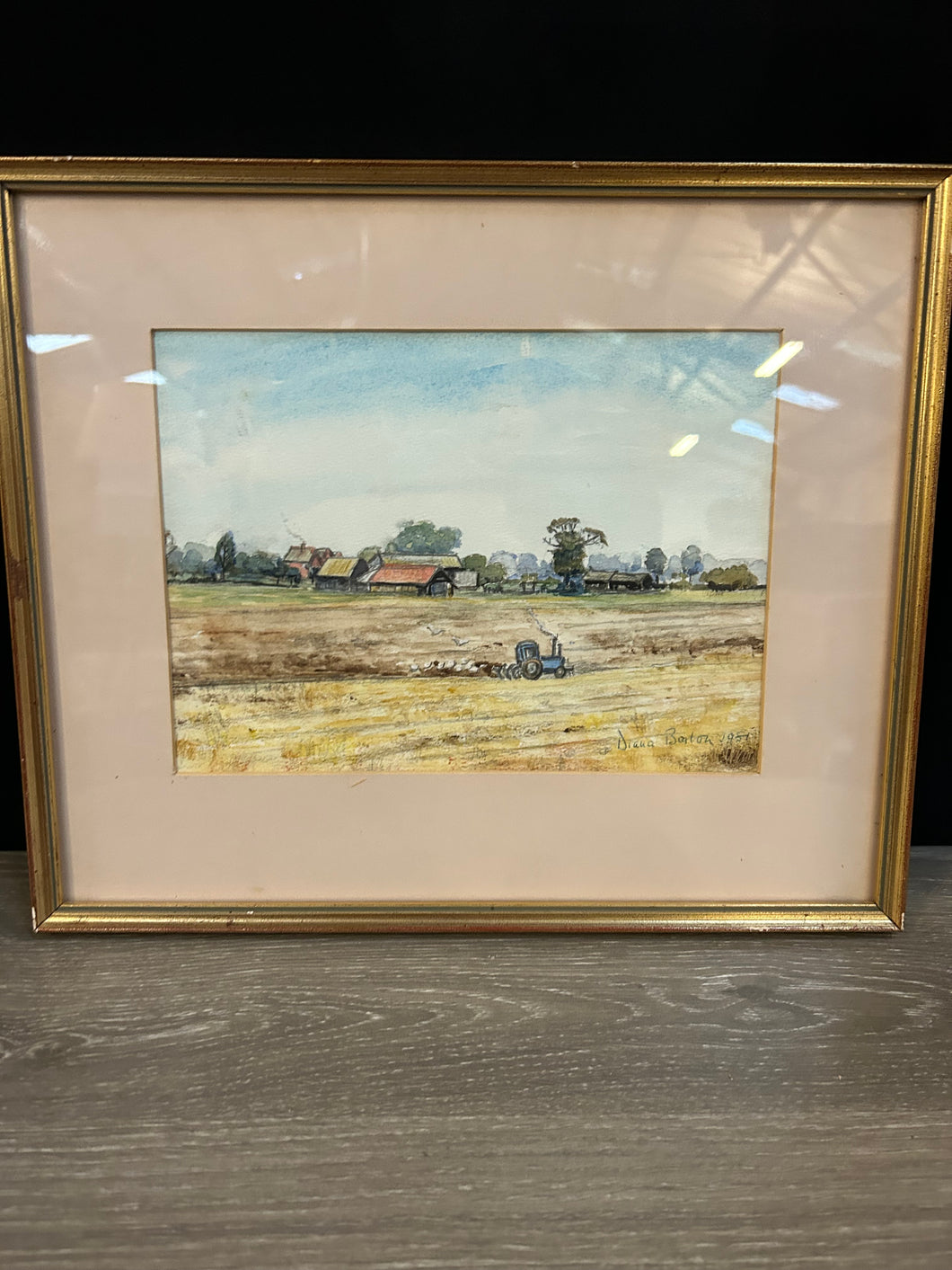 Chase Farm Watercolour Painting