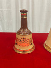 Load image into Gallery viewer, Vintage old scotch bell's whisky bottles
