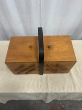 Load image into Gallery viewer, cantilever-style accordion sewing &amp; craft box
