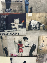 Load image into Gallery viewer, Canvas collage of banksy

