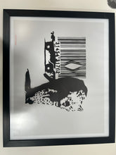 Load image into Gallery viewer, Banksy " Barcode Leopard" Print
