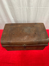 Load image into Gallery viewer, vintage metal trunk
