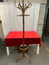 Load image into Gallery viewer, Wooden freestanding coat rack
