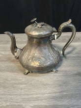 Load image into Gallery viewer, Antique Silver Plated Kettle
