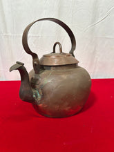 Load image into Gallery viewer, Antique brass kettle
