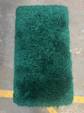 Load image into Gallery viewer, Green shaggy rug
