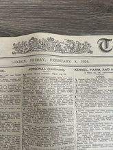 Load image into Gallery viewer, Original 1924 The times newspaper
