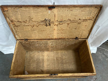 Load image into Gallery viewer, Large rustic wooden trunk
