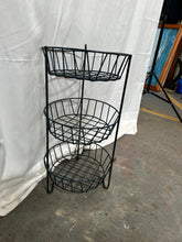 Load image into Gallery viewer, 3 tier iron plant stand
