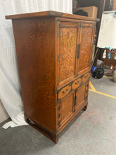 Load image into Gallery viewer, vintage armoire chest cabinet

