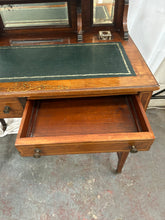 Load image into Gallery viewer, Antique ladies inlaid laddies mahogany writing desk
