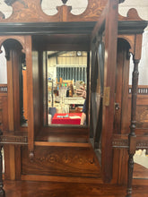Load image into Gallery viewer, antique Victorian inlaid chiffonier
