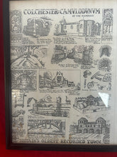 Load image into Gallery viewer, framed print of the history of Colchester
