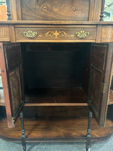 Load image into Gallery viewer, antique Victorian inlaid chiffonier

